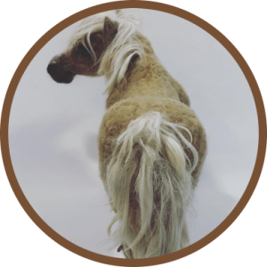needle felted horse
